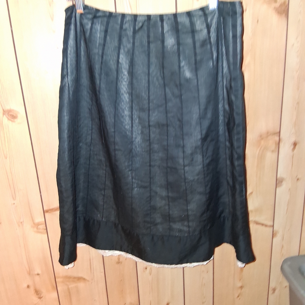 Ann Taylor Elegant Black Skirt Size 12